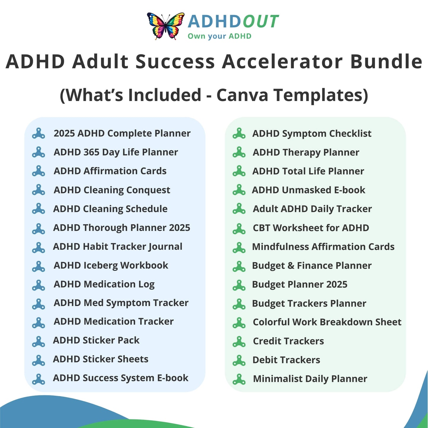 ADHD Adult Success Accelerator Bundle for ADHD focus and organization β ADHDOUT