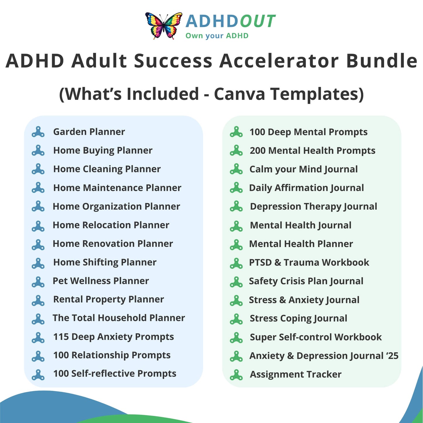 ADHD Adult Success Accelerator Bundle for ADHD focus and organization β ADHDOUT