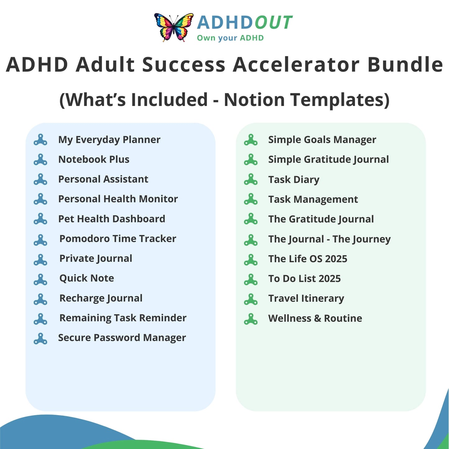ADHD Adult Success Accelerator Bundle for ADHD focus and organization β ADHDOUT