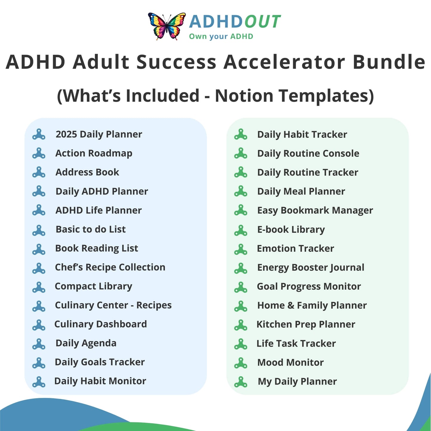 ADHD Adult Success Accelerator Bundle for ADHD focus and organization β ADHDOUT