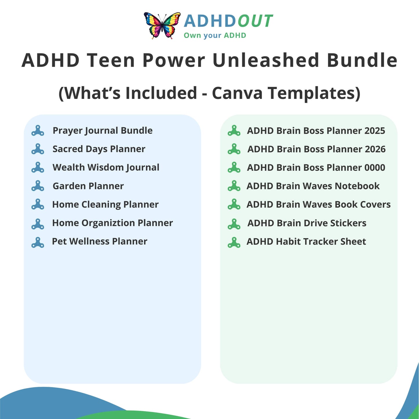 ADHD Teen Power Unleashed Bundle for ADHD focus and organization β ADHDOUT