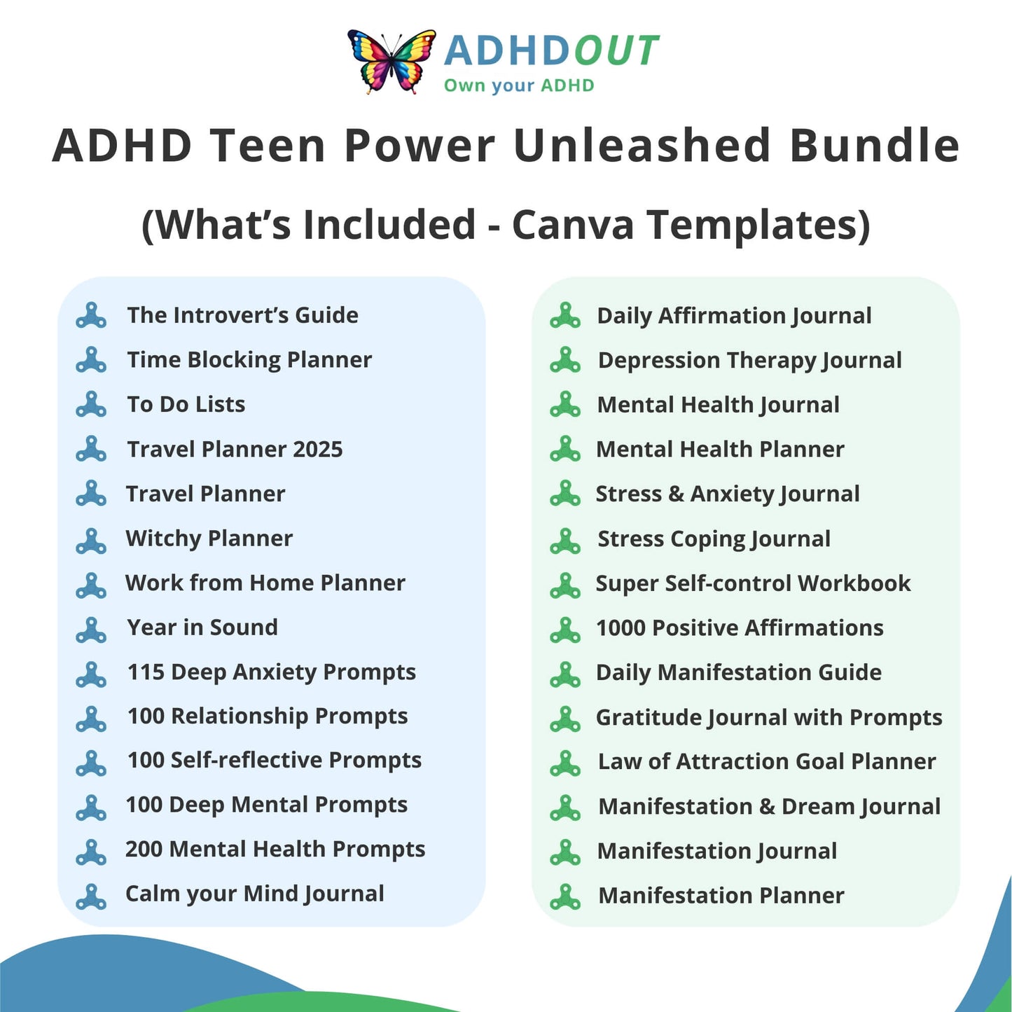 ADHD Teen Power Unleashed Bundle for ADHD focus and organization β ADHDOUT