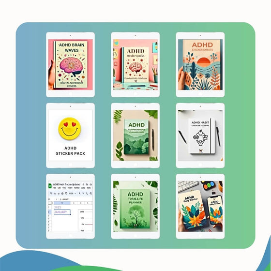 Ultimate ADHD Planner Bundle
