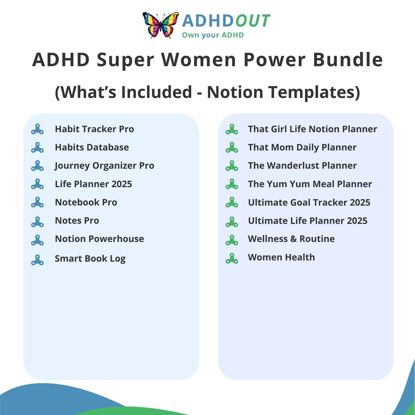 The ADHD Super Women Power Bundle for ADHD focus and organization β ADHDOUT