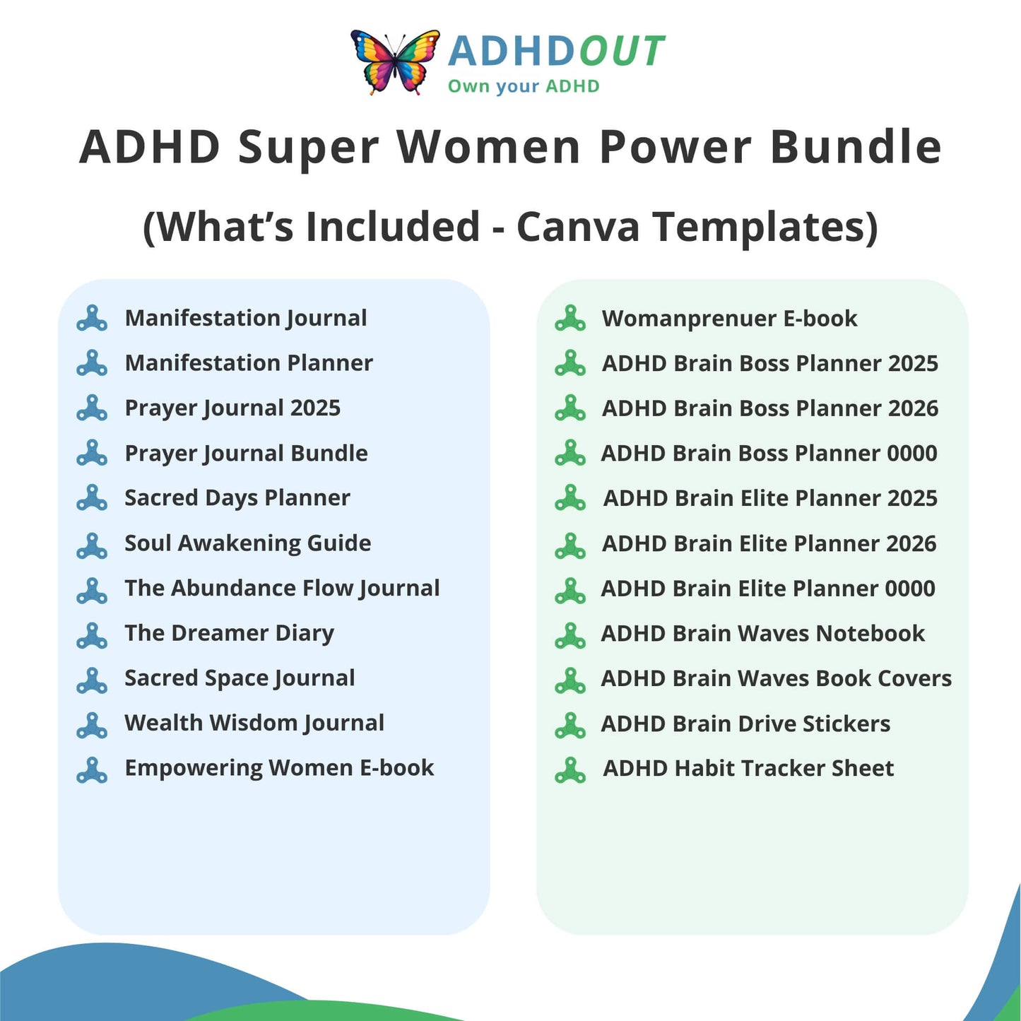 The ADHD Super Women Power Bundle for ADHD focus and organization β ADHDOUT