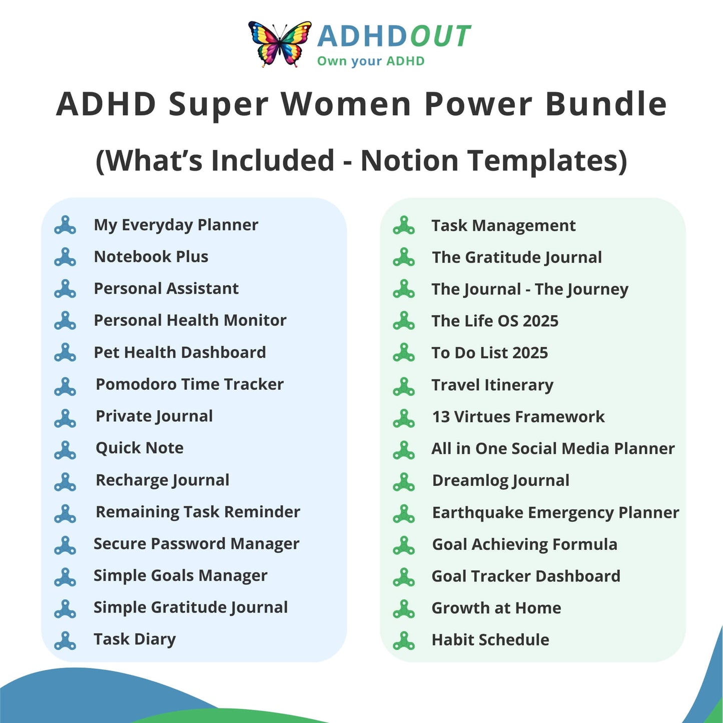 The ADHD Super Women Power Bundle for ADHD focus and organization β ADHDOUT