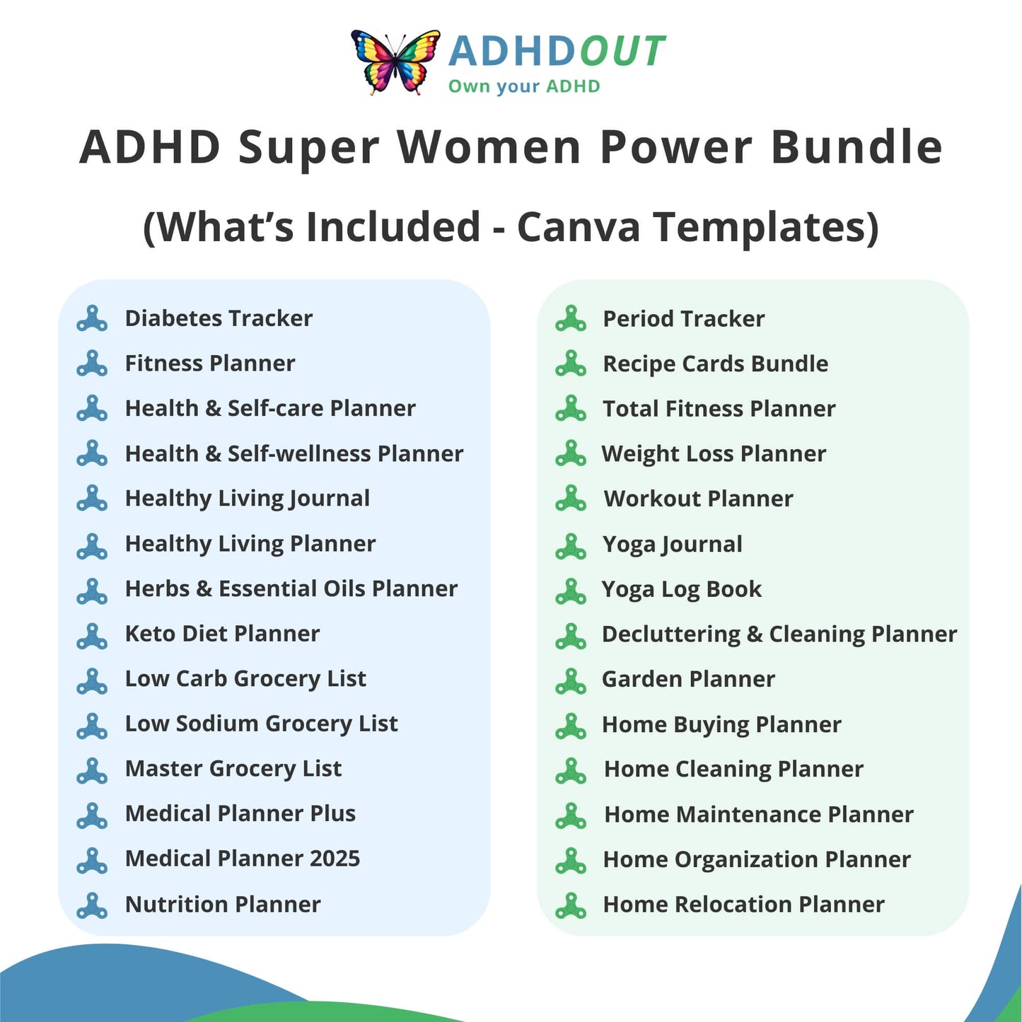The ADHD Super Women Power Bundle for ADHD focus and organization β ADHDOUT