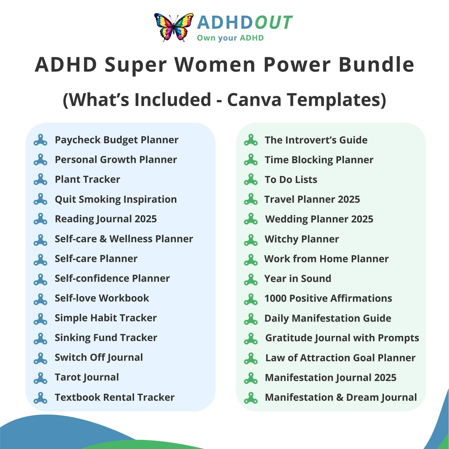 The ADHD Super Women Power Bundle for ADHD focus and organization β ADHDOUT