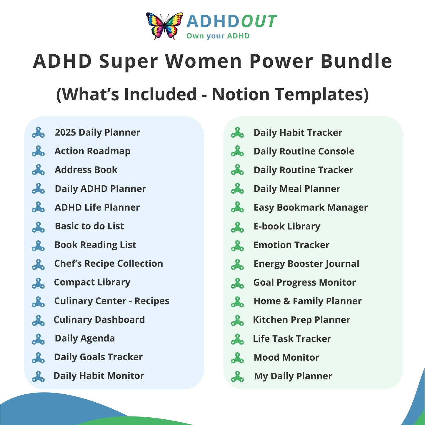 The ADHD Super Women Power Bundle for ADHD focus and organization β ADHDOUT