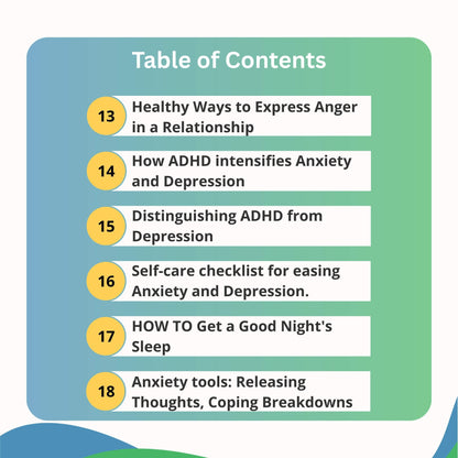 ADHD Iceberg Workbook for ADHD focus and organization – ADHDOUT