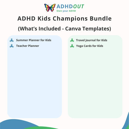 ADHD Kids Champions Bundle for ADHD focus and organization – ADHDOUT