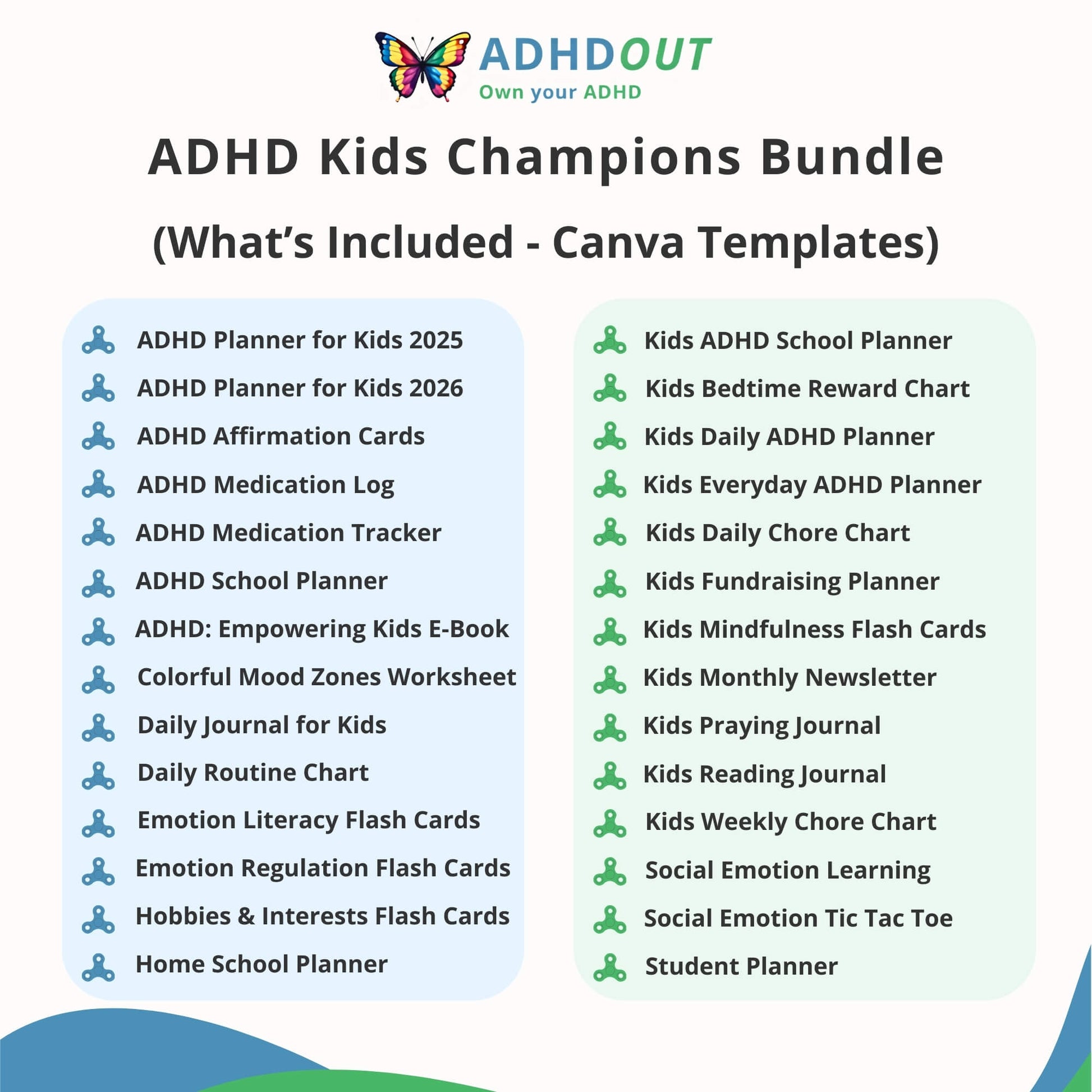 ADHD Kids Champions Bundle for ADHD focus and organization – ADHDOUT
