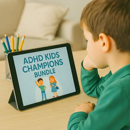 ADHD Kids Champions Bundle (Canva Edition) for ADHD focus and organization – ADHDOUT
