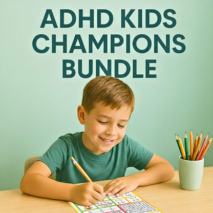ADHD Kids Champions Bundle (Canva Edition) for ADHD focus and organization – ADHDOUT