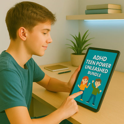 ADHD Teen Power Unleashed Bundle for ADHD focus and organization – ADHDOUT