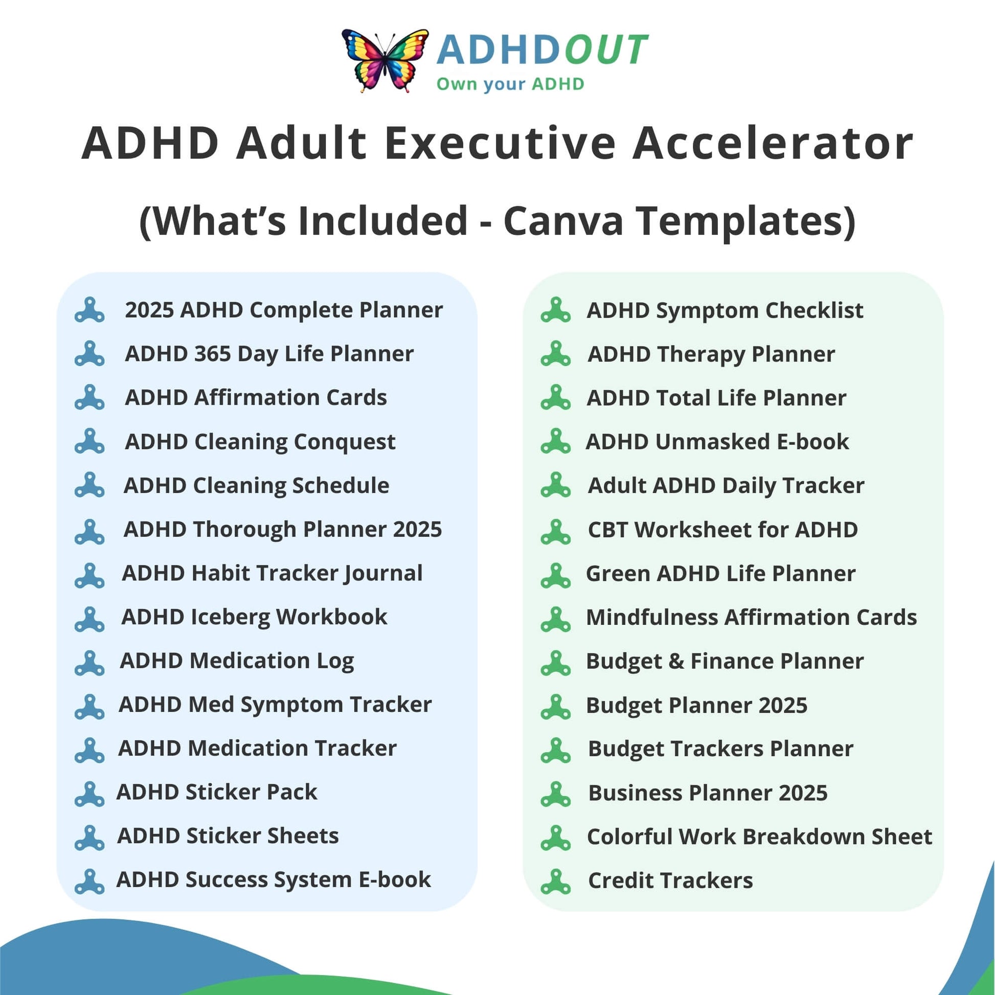 The ADHD Adult Executive Accelerator Bundle for ADHD focus and organization – ADHDOUT