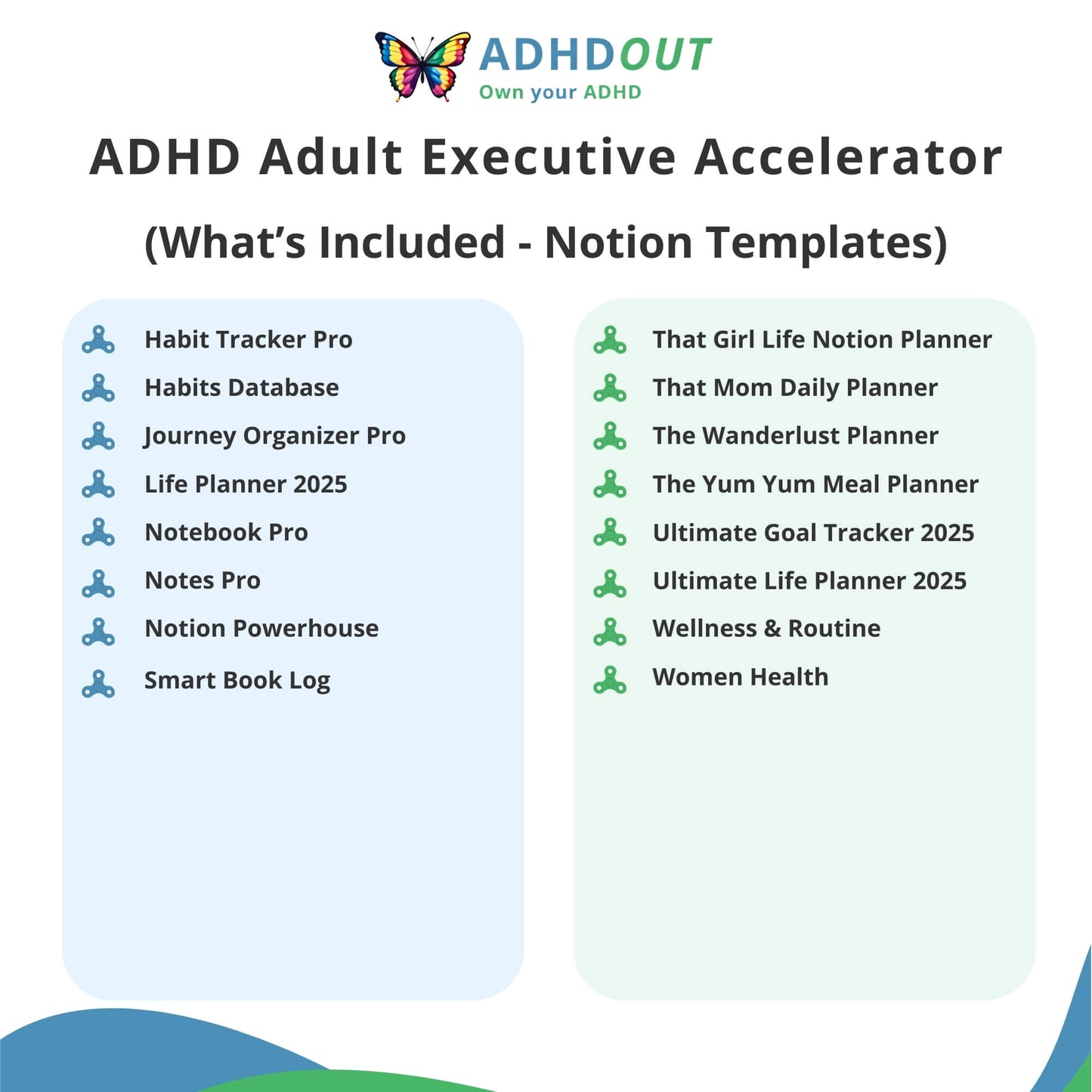 The ADHD Adult Executive Accelerator Bundle for ADHD focus and organization – ADHDOUT