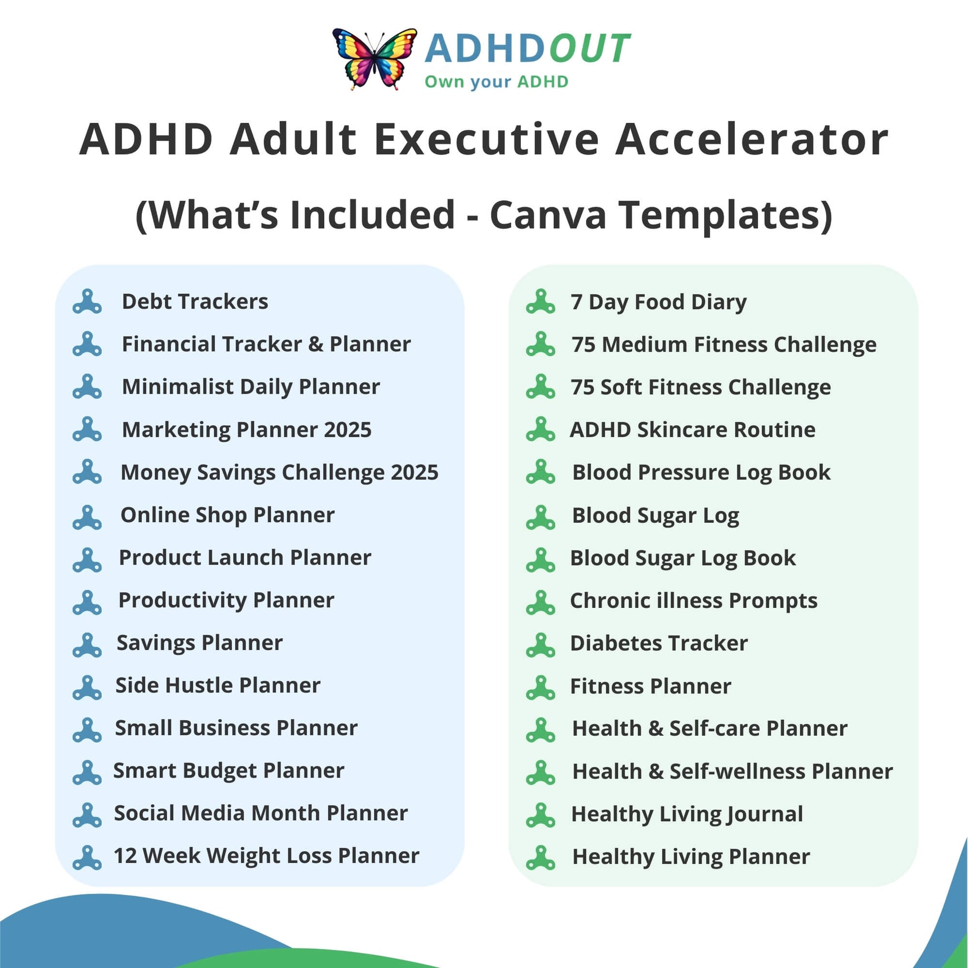 The ADHD Adult Executive Accelerator Bundle for ADHD focus and organization – ADHDOUT
