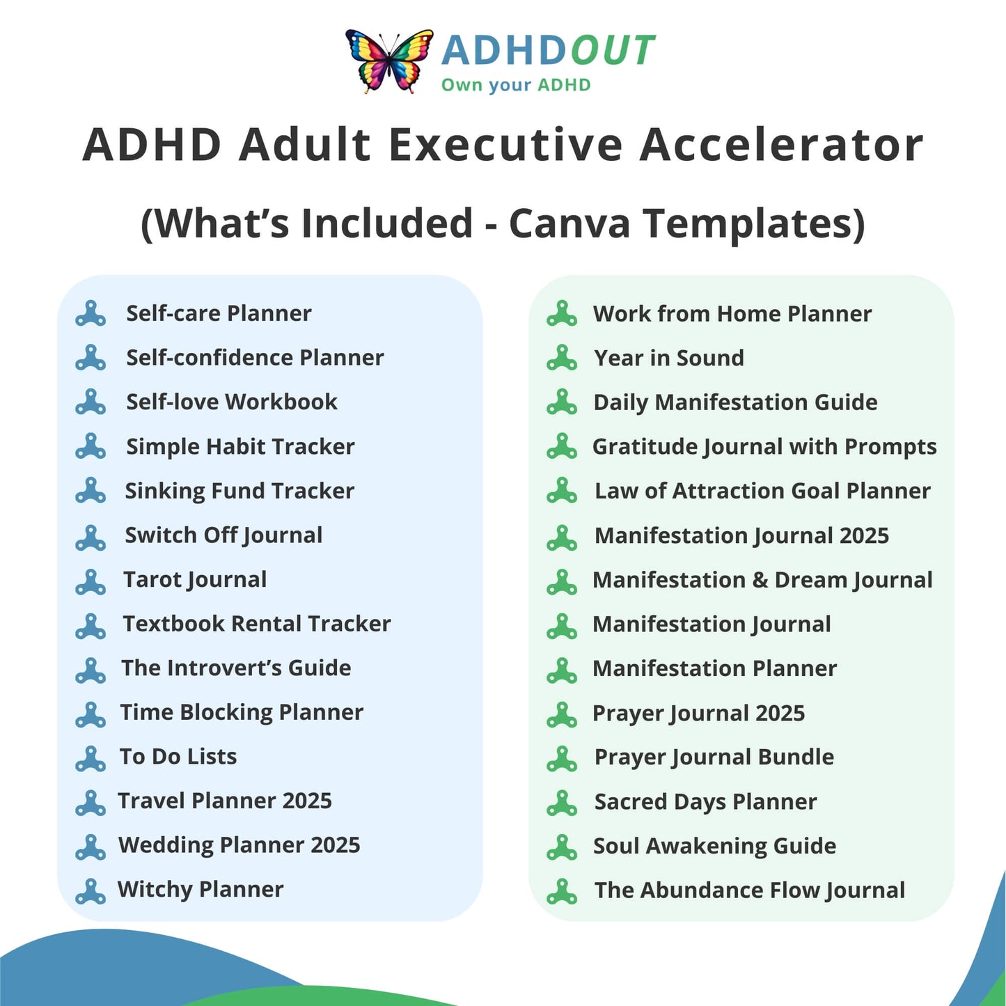 The ADHD Adult Executive Accelerator Bundle for ADHD focus and organization – ADHDOUT