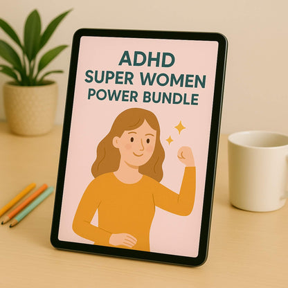 The ADHD Super Women Power Bundle for ADHD focus and organization – ADHDOUT