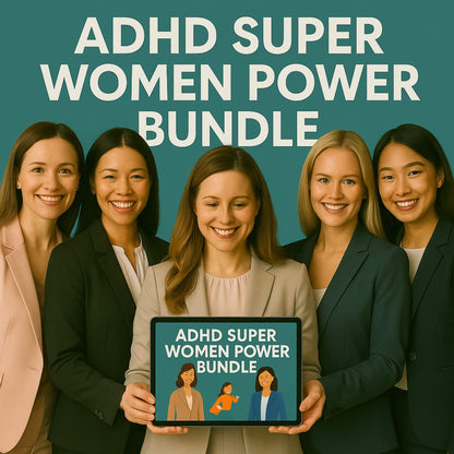 The ADHD Super Women Power Bundle for ADHD focus and organization – ADHDOUT